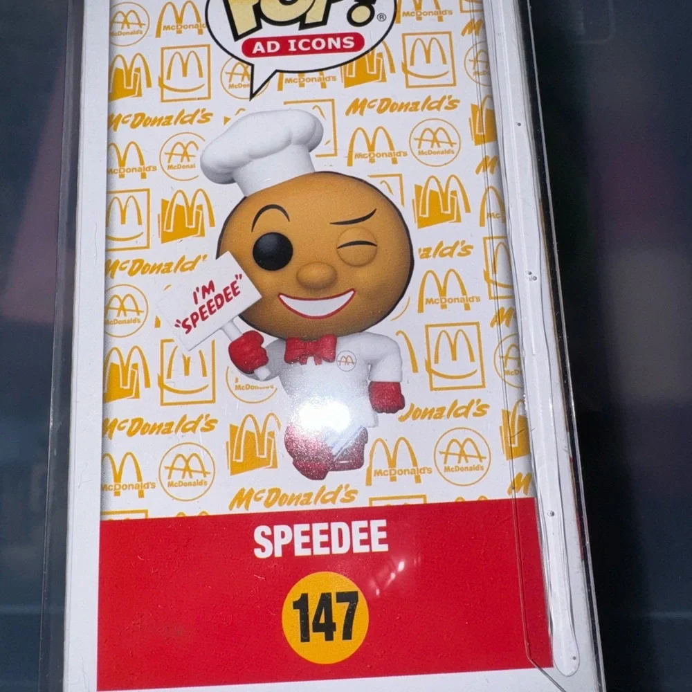 Funko Pop! Ad Icons Speedee Figure - Brown, White, Red in protective case